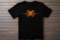 T-shirt Logo  Naruto -  Sceau Neji Kitsune Print Studio