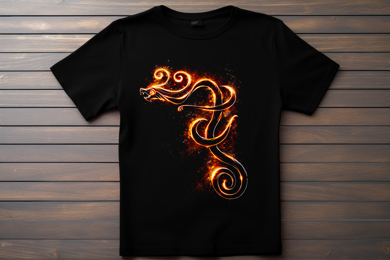 T-shirt Logo Tokyo Revengers - Tatouage Draken Kitsune Print Studio