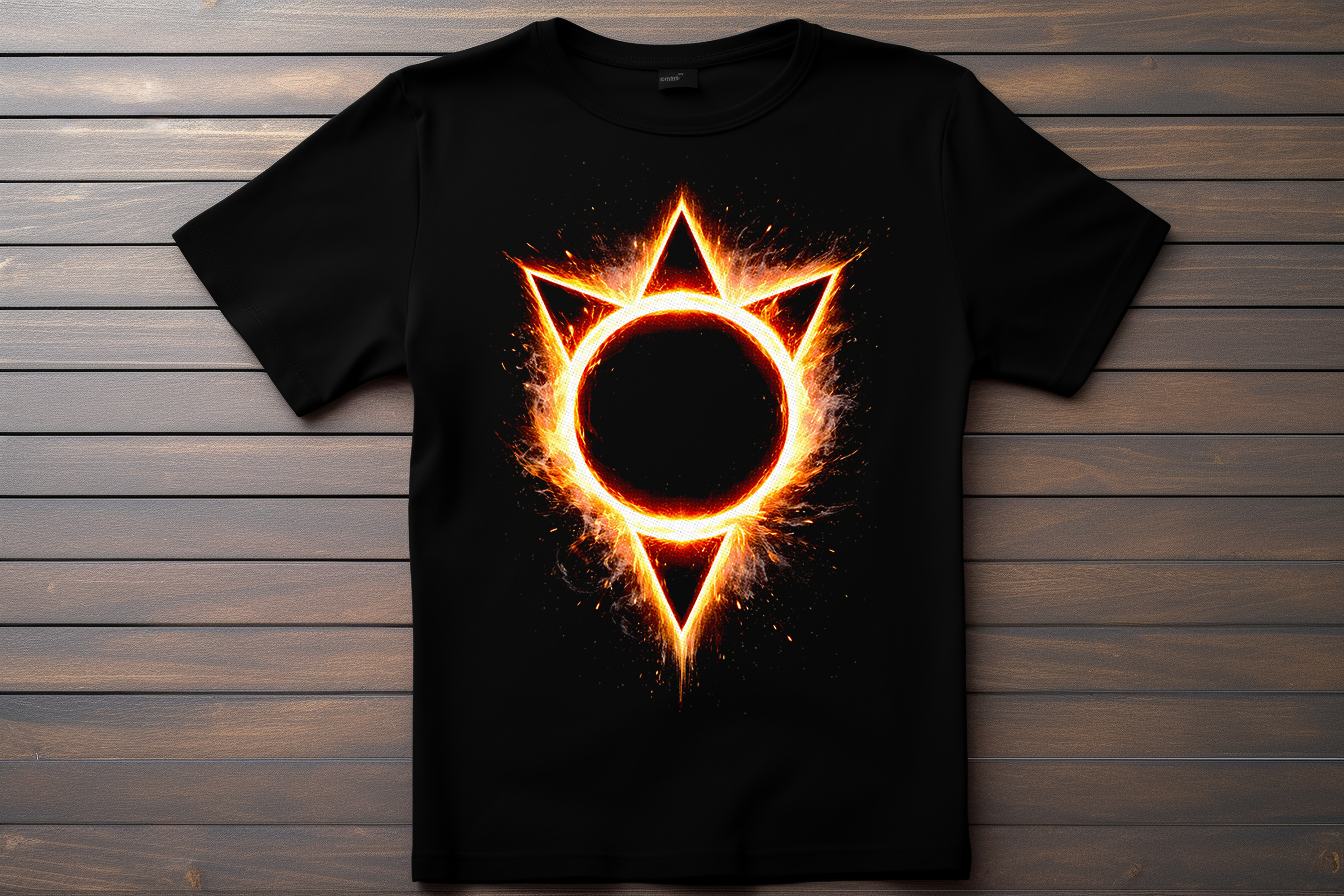 T-shirt Logo One Piece - Marque Dragon Celeste Kitsune Print Studio