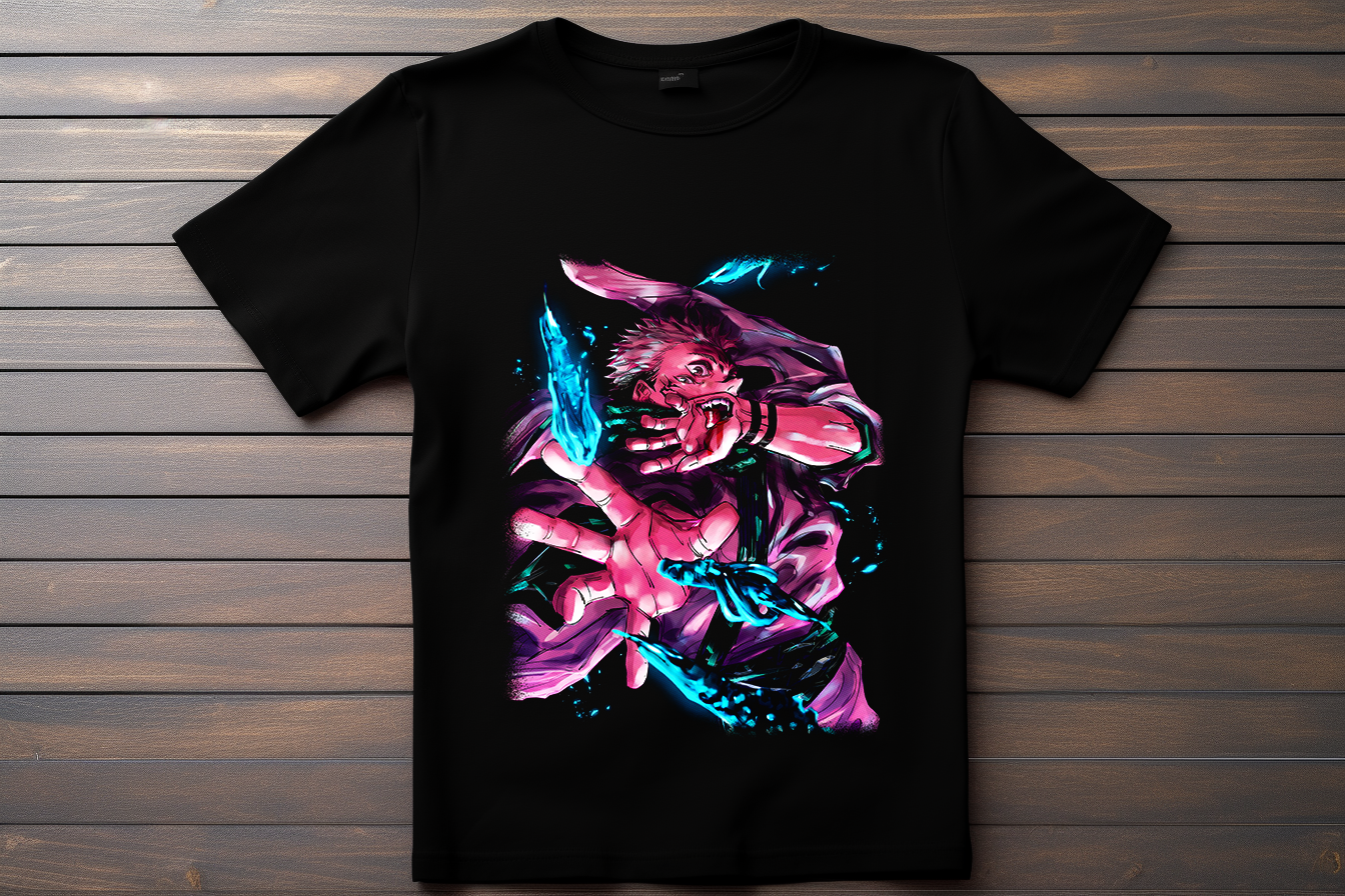 T_shirt Jujutsu Kaisen - Sukuna Kitsune Print Studio