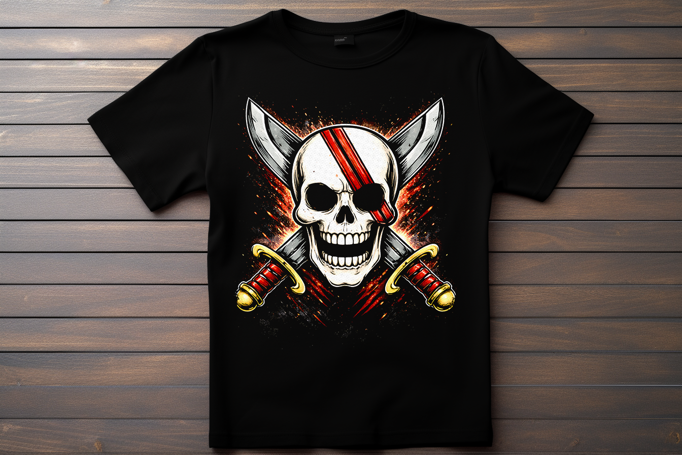 T-shirt Logo One Piece - Equipage de Shanks Kitsune Print Studio