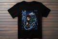 T-shirt Demon Slayer - Kamado Tanjiro Kitsune Print Studio