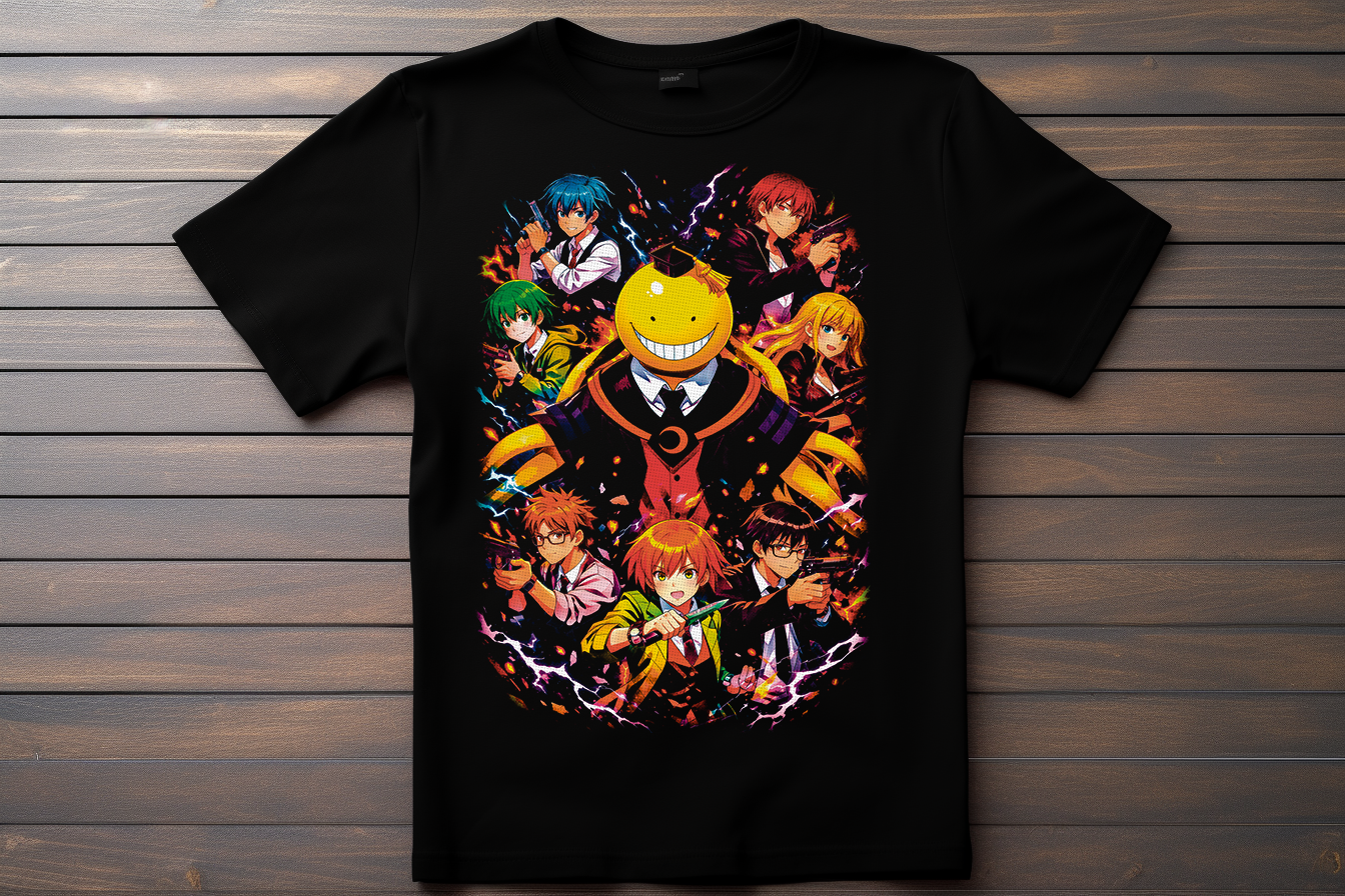 T-shirt Assasination Classroom Kitsune Print Studio