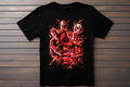 T-shirt Attaque des Titans - Titan Colossal Kitsune Print Studio