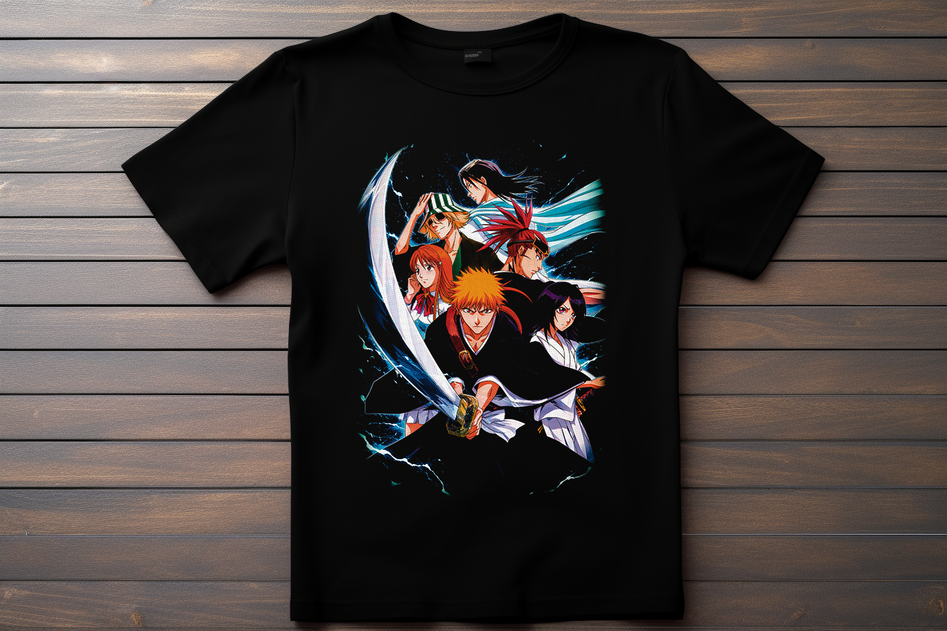 T-shirt Bleach Kitsune Print Studio