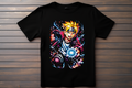 T-shirt Boruto - Boruto Uzumaki Kitsune Print Studio