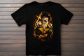 T-shirt Dragon Ball Z - Son Gohan Kitsune Print Studio