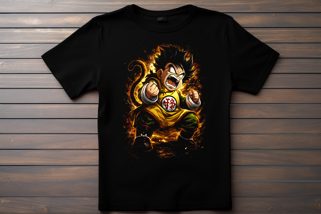 T-shirt Dragon Ball Z - Son Gohan Kitsune Print Studio