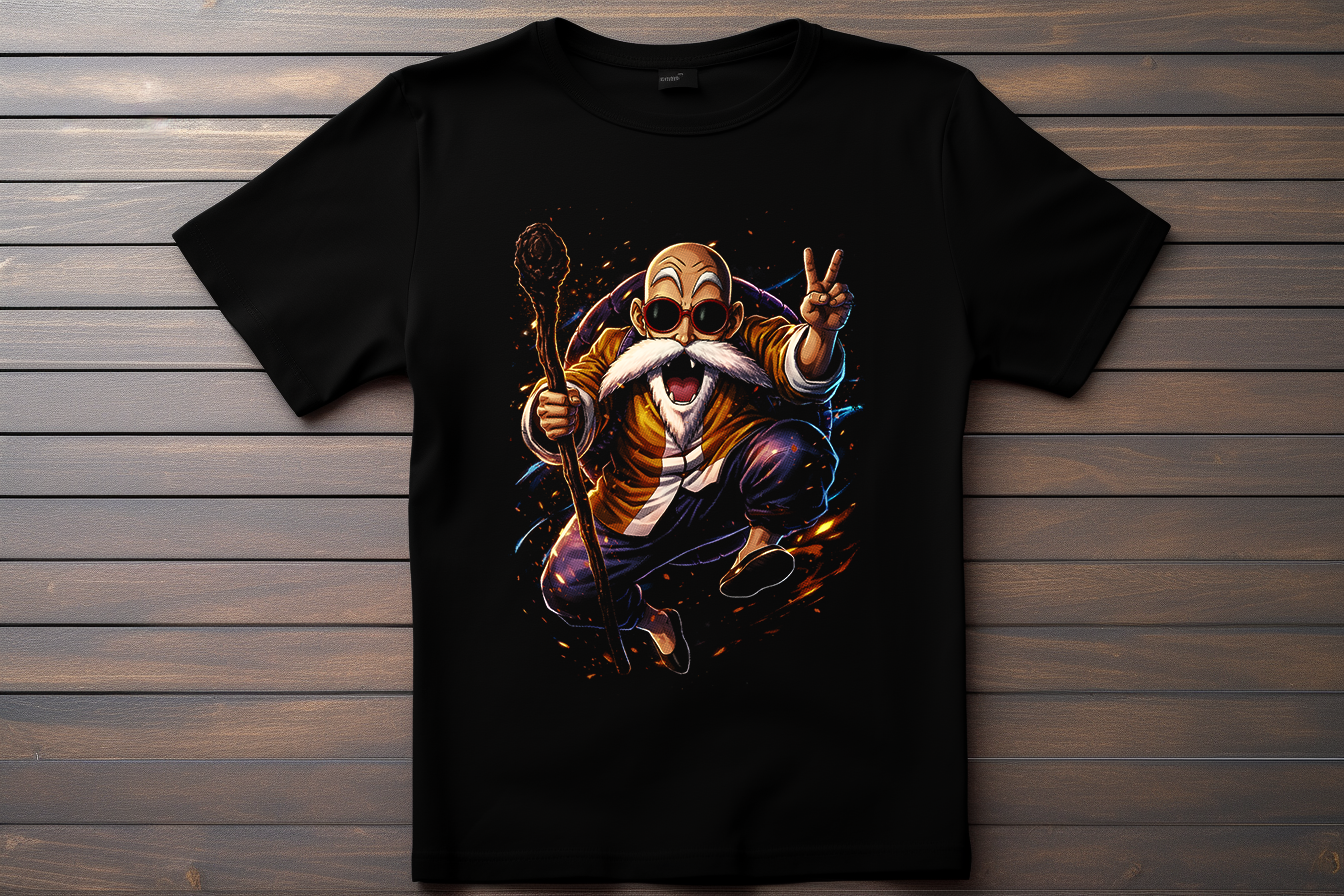 T-shirt Dragon Ball Z - Tortue Genial Kitsune Print Studio