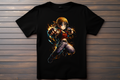 T-shirt Dragon Ball GT - Pan Kitsune Print Studio