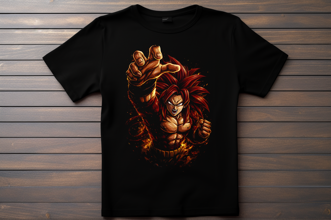 T-shirt Dragon Ball GT - Goku Kitsune Print Studio