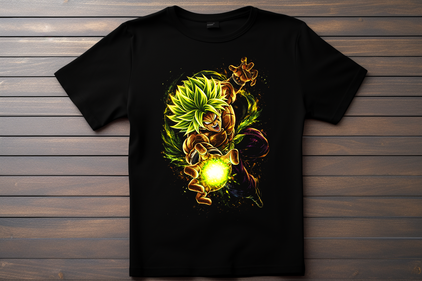 T-shirt Dragon Ball Z - Broly Kitsune Print Studio