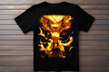 T-shirt Naruto - Naruto Uzumaki Kitsune Print Studio