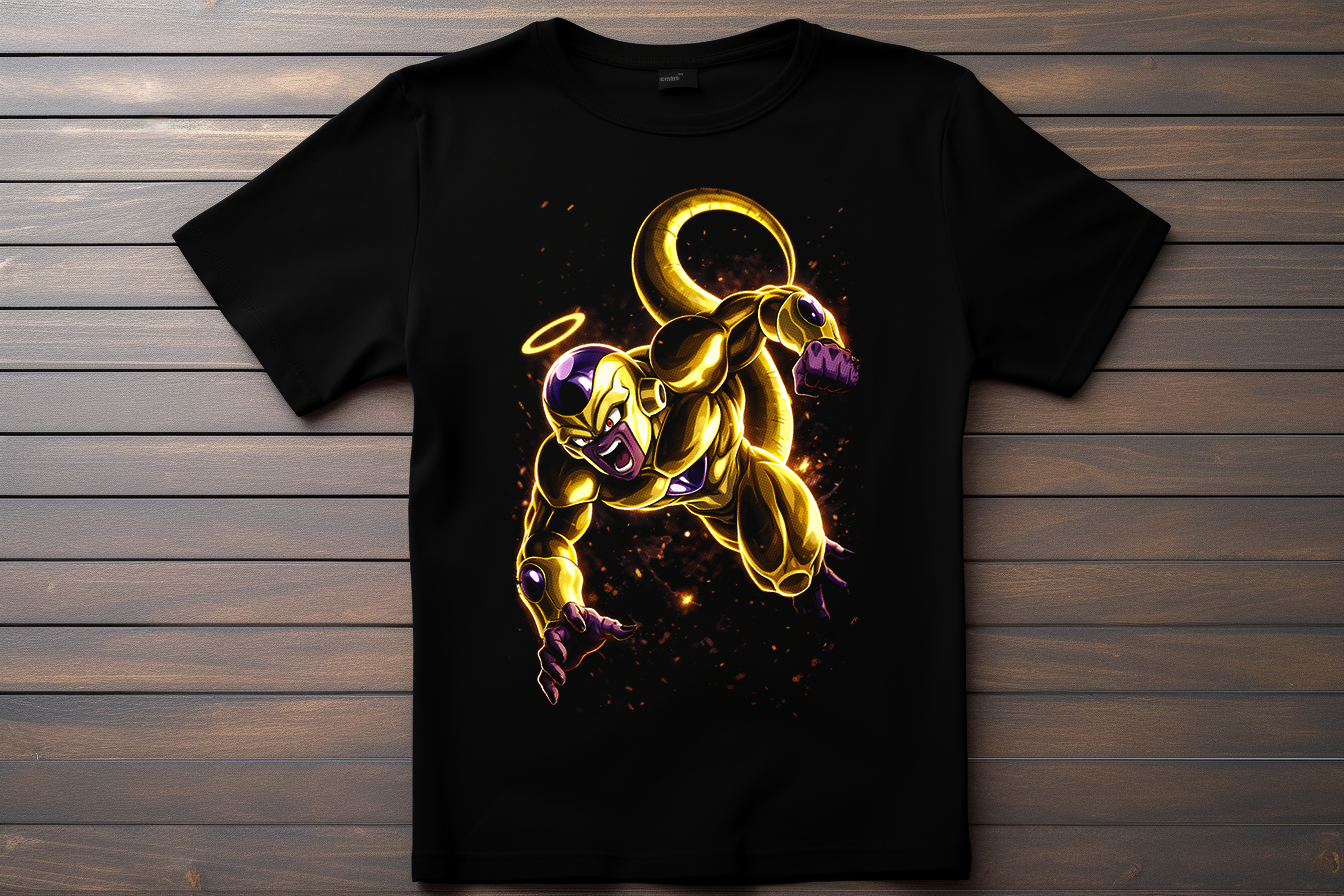 T-shirt Dragon Ball Z - Golden Freezer Kitsune Print Studio