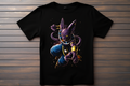 T-shirt Dragon Ball Z - Beerus Kitsune Print Studio