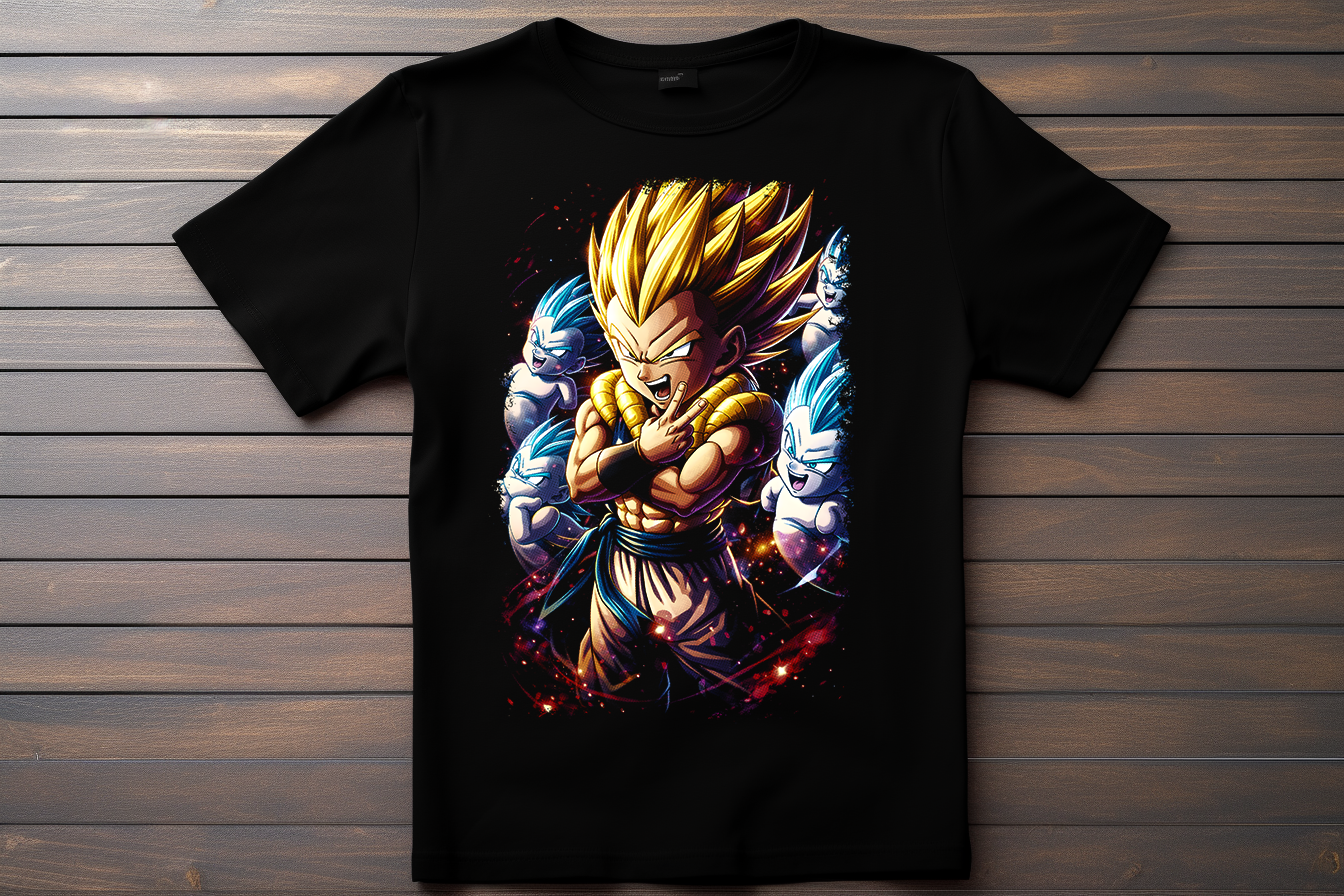 T-shirt Dragon Ball Z - Gotenks Kitsune Print Studio