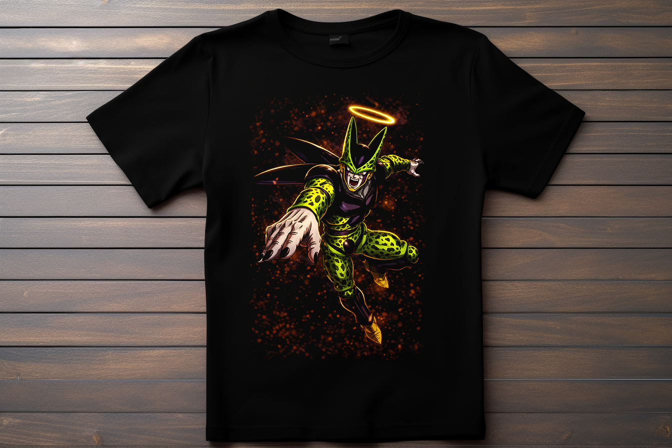 T-shirt Dragon Ball Z - Cell Kitsune Print Studio