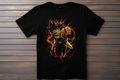 T-shirt Dragon Ball Z - Bardock Kitsune Print Studio