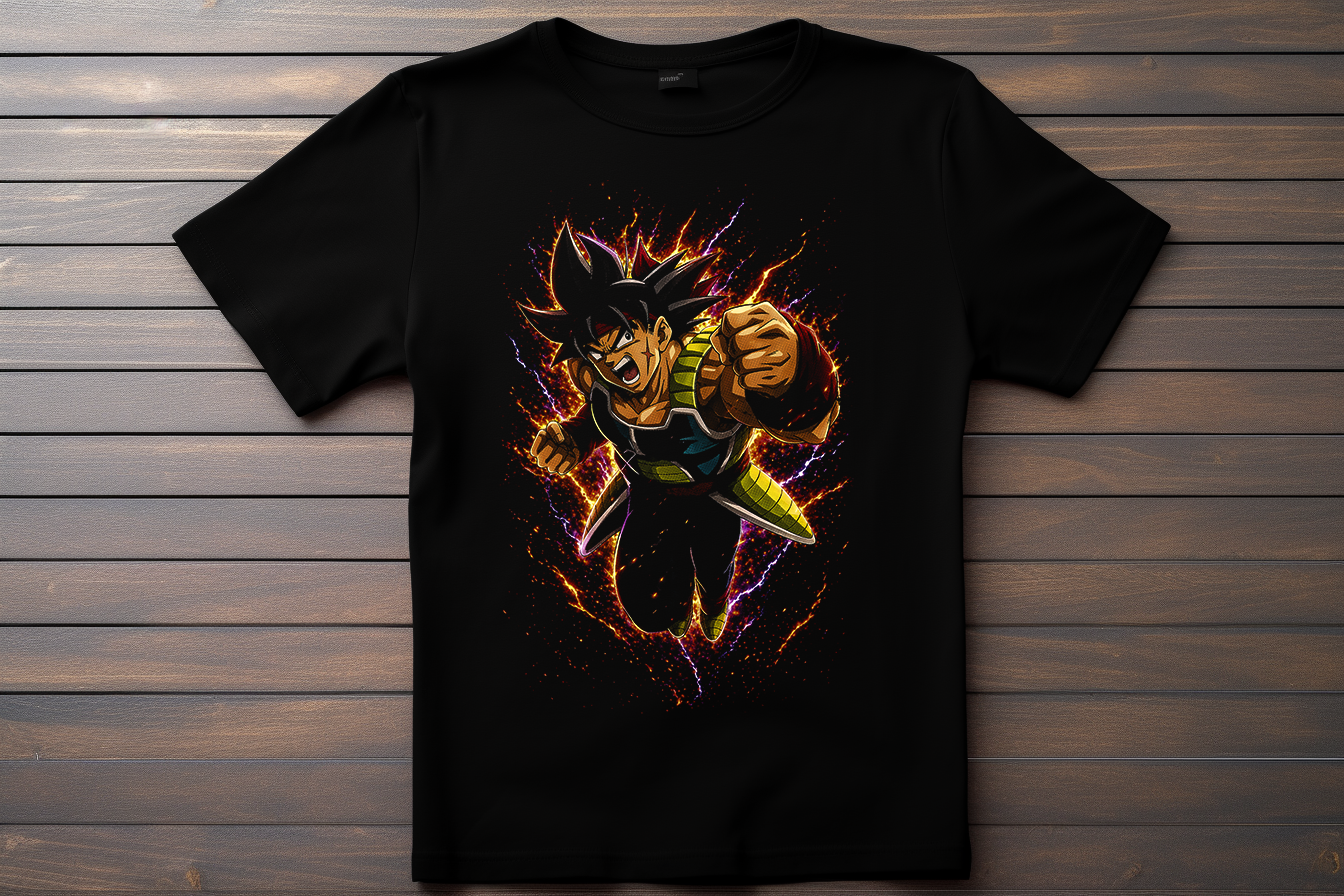 T-shirt Dragon Ball Z - Bardock Kitsune Print Studio