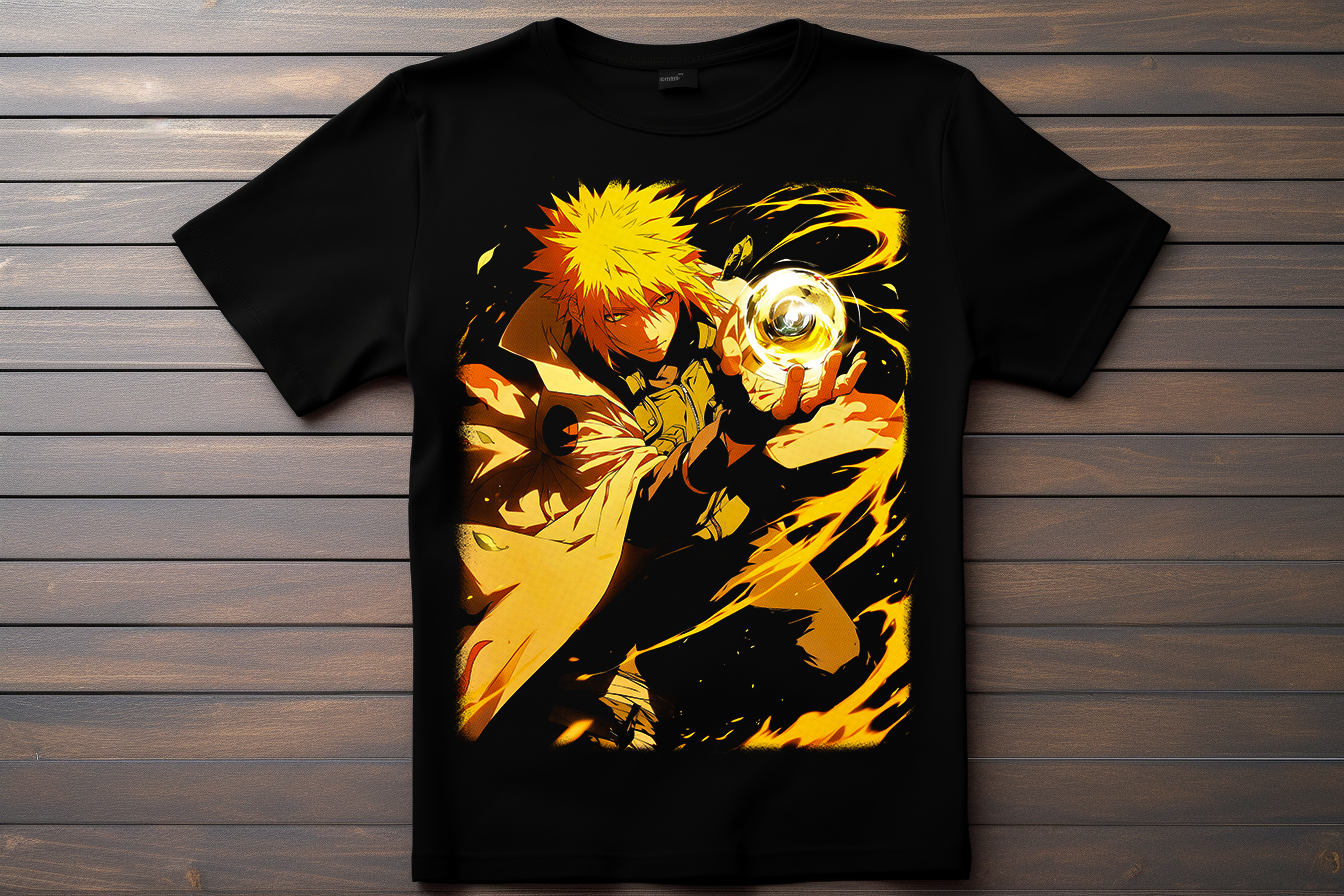 T-shirt Naruto - Minato Kitsune Print Studio