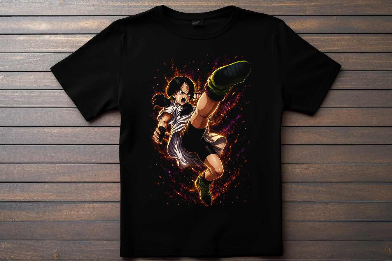 T-shirt Dragon Ball Z - Videl Kitsune Print Studio