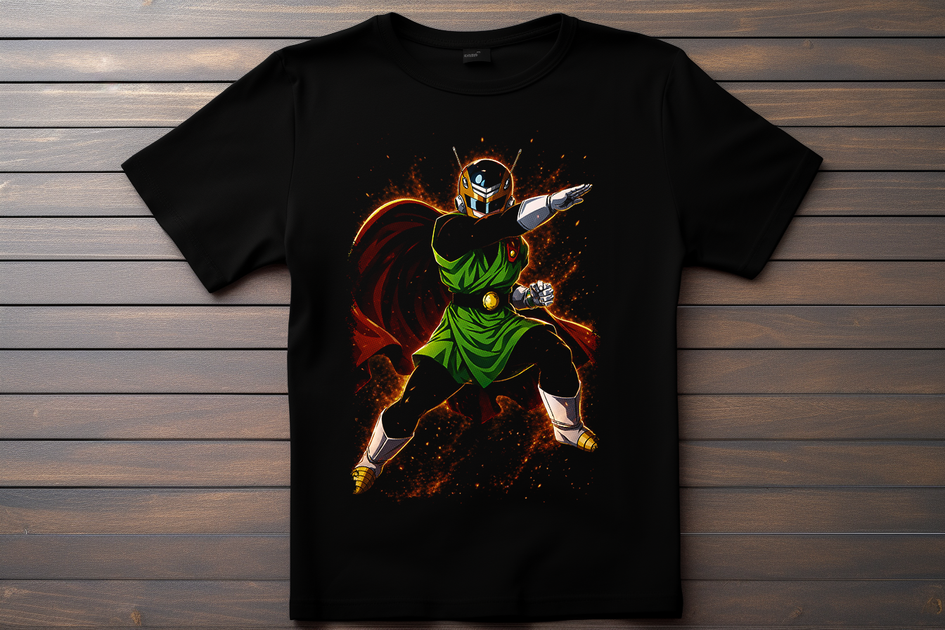 T-shirt Dragon Ball Z - Great Saiyaman Kitsune Print Studio