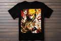 T-shirt Naruto - Minato Kitsune Print Studio