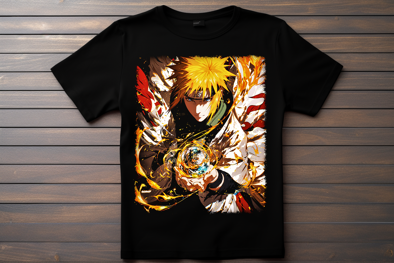 T-shirt Naruto - Minato Kitsune Print Studio