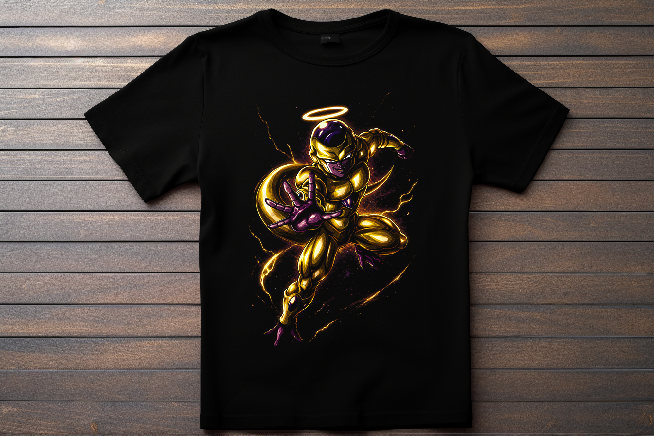 T-shirt Dragon Ball Z - Golden Freezer Kitsune Print Studio