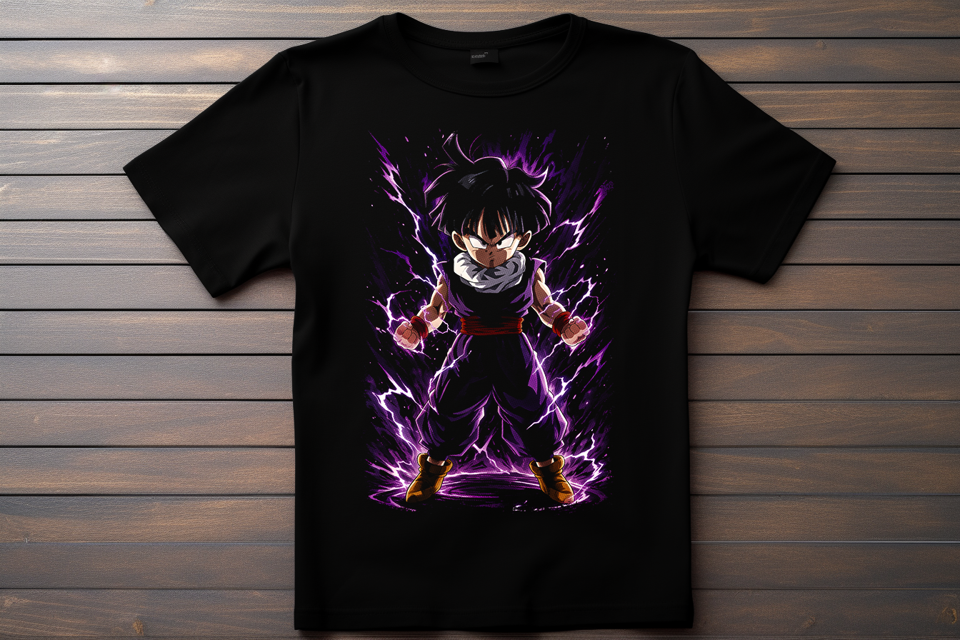 T-shirt Dragon Ball Z - Gohan Kitsune Print Studio