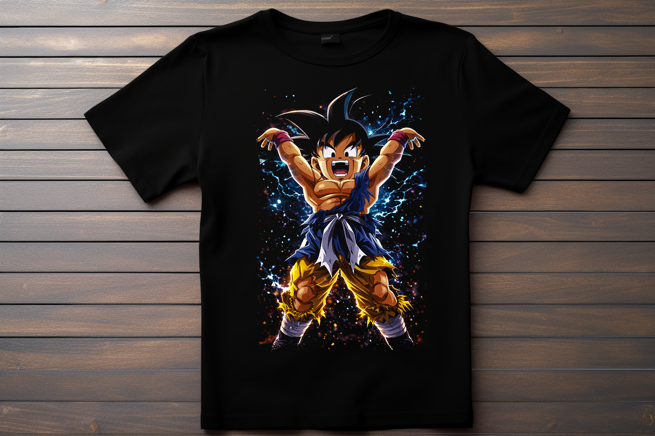 T-shirt Dragon Ball GT - Goku Kitsune Print Studio