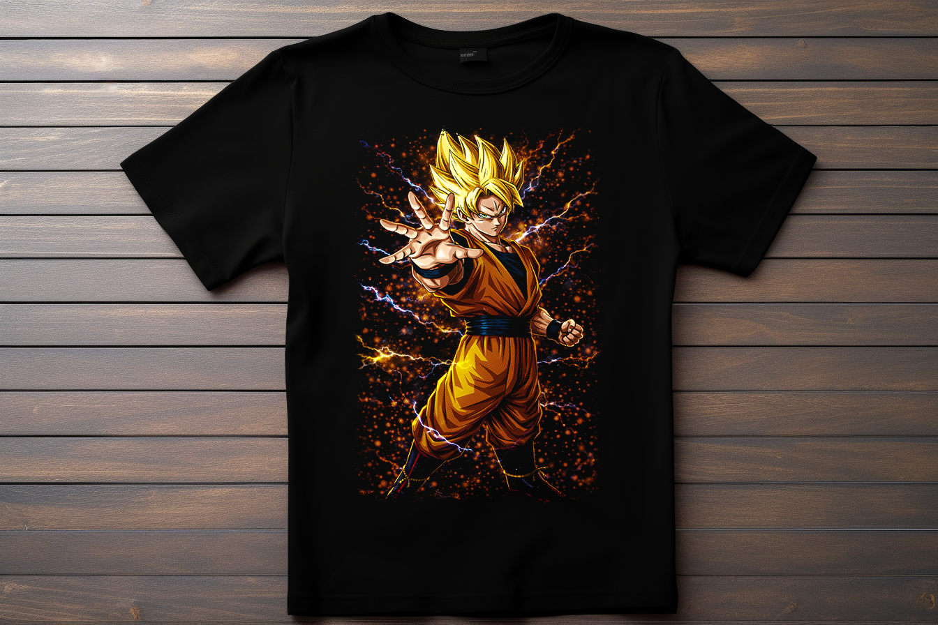 T-shirt Dragon Ball Z - Goku Kitsune Print Studio