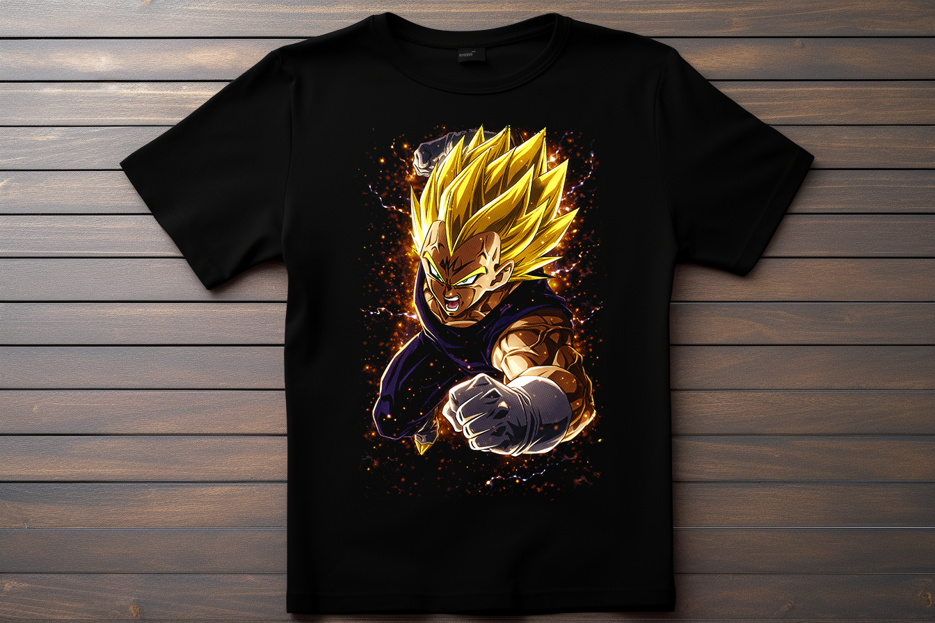 T-shirt Dragon Ball Z - Vegeta Maijin Kitsune Print Studio