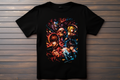 T-shirt Death Note Kitsune Print Studio