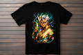 T-shirt Dr Stone - Senku Ishigami Kitsune Print Studio