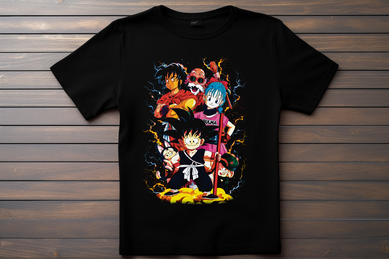 T-shirt Dragon Ball Kitsune Print Studio