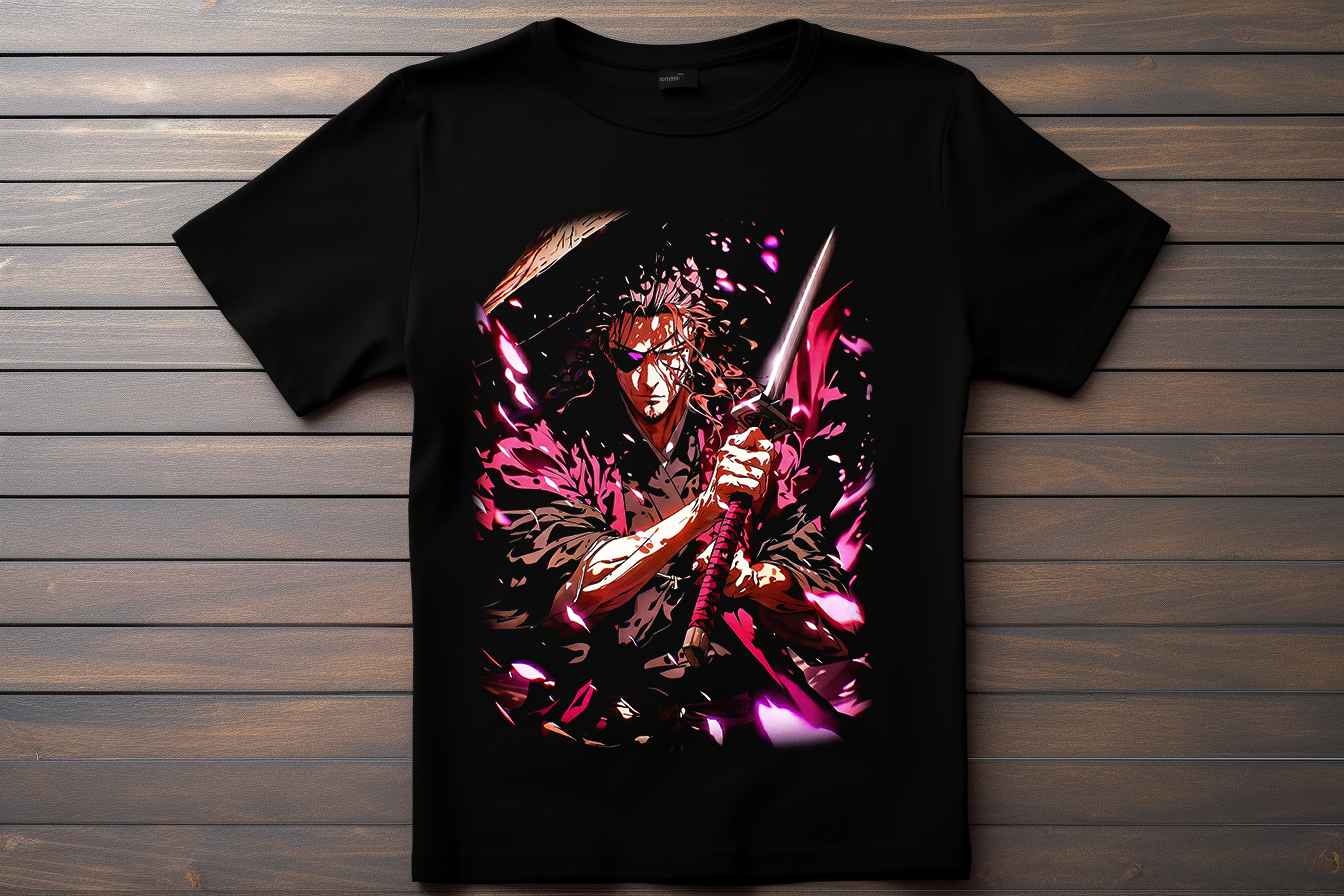 T-shirt bleach - Kuoraku Shunsui Kitsune Print Studio