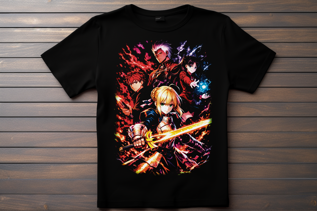 T-shirt Fate Stay Night Kitsune Print Studio