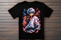 T-shirt Gintama - Gintoki Sakata Kitsune Print Studio
