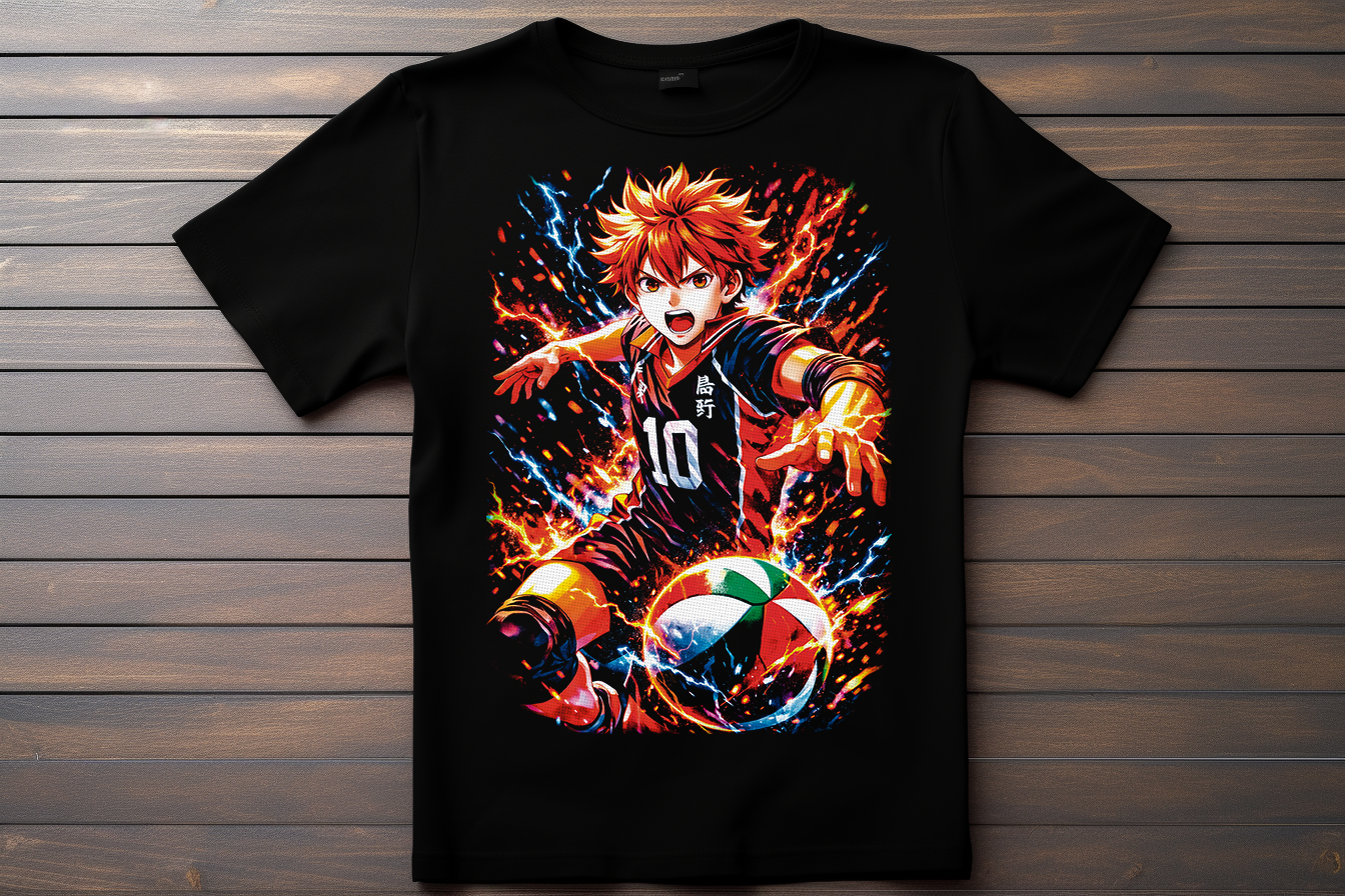T-shirt Haikyuu - Hinata Shoyo Kitsune Print Studio