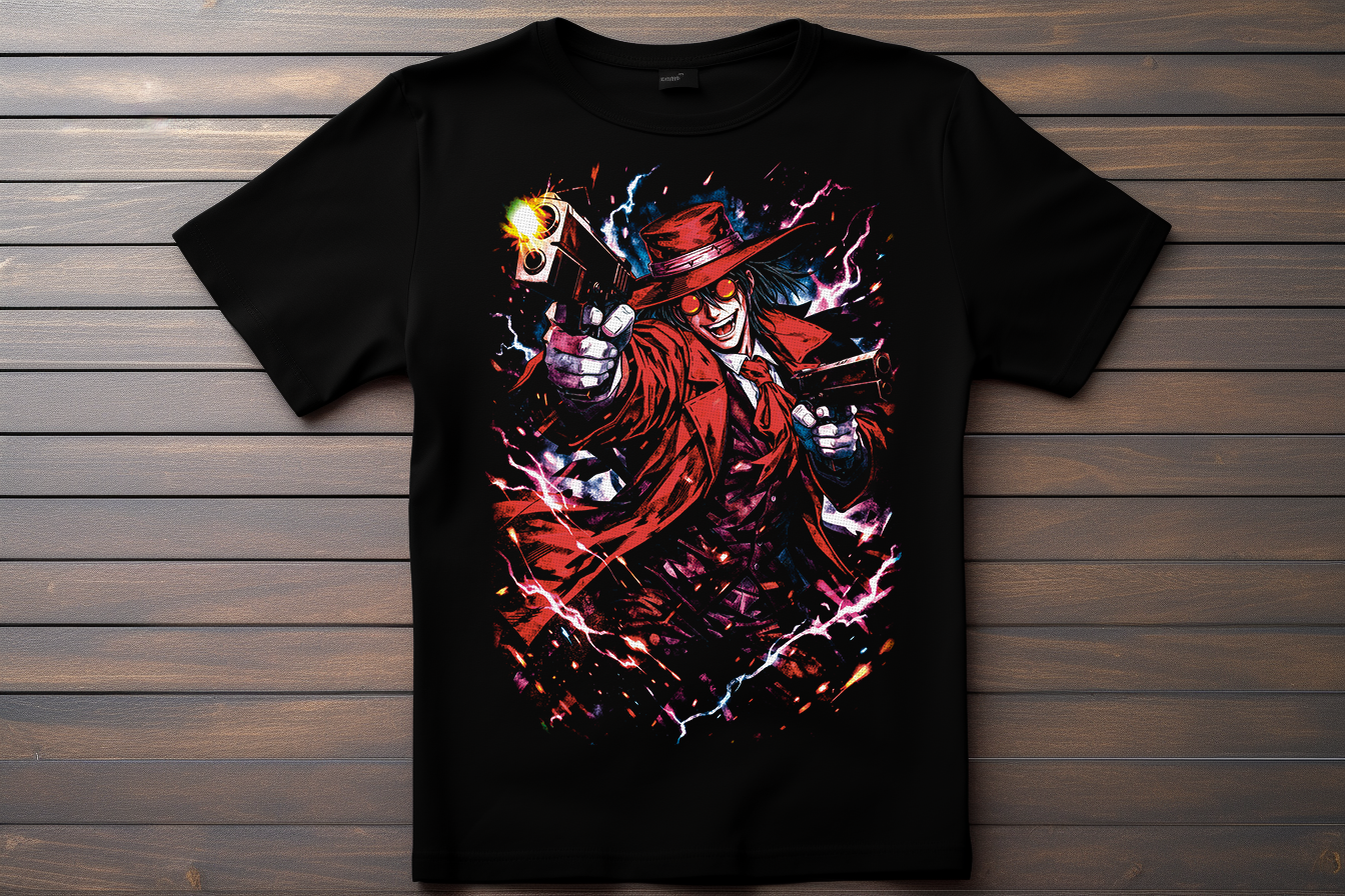 T-shirt Hellsing - Alucard Kitsune Print Studio