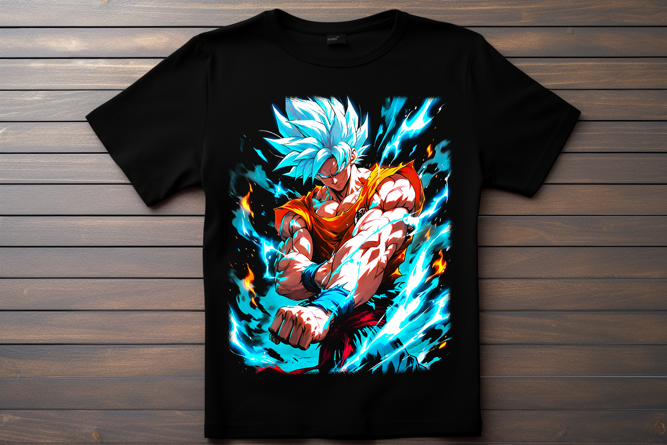 T-shirt Dragon Ball Z - Goku Kitsune Print Studio