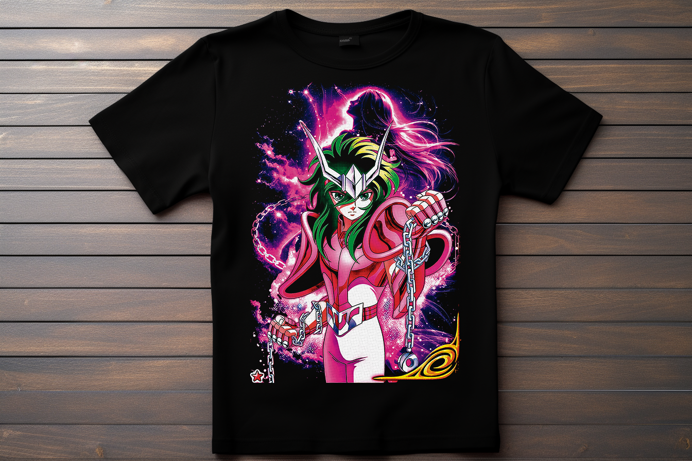 T-shirt Saint Seiya - Shun Kitsune Print Studio