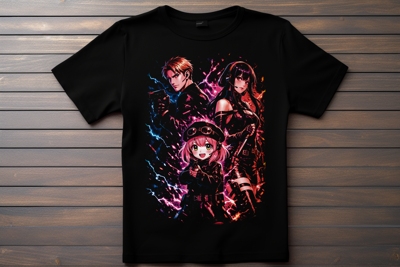 T-shirt Spy Family Kitsune Print Studio