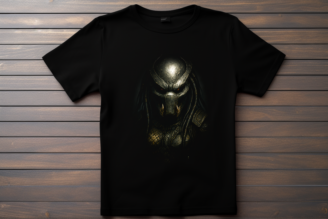 T-shirt Predator Kitsune Print Studio