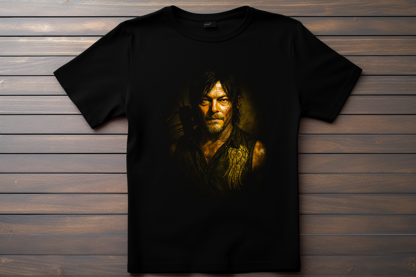 T-shirt The Walking Dead - Daryl Dixon Kitsune Print Studio