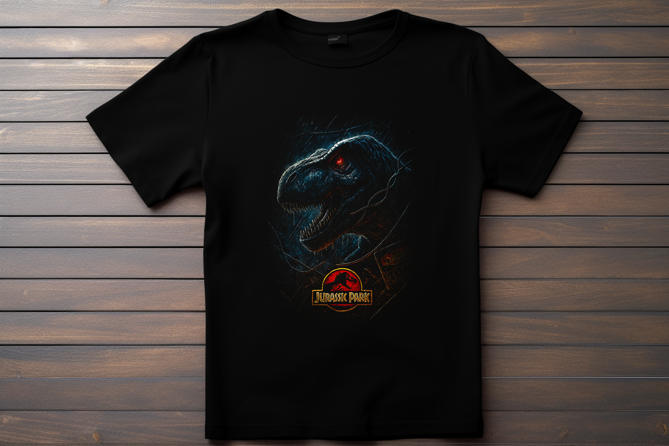 T-shirt Jurassic Park Kitsune Print Studio