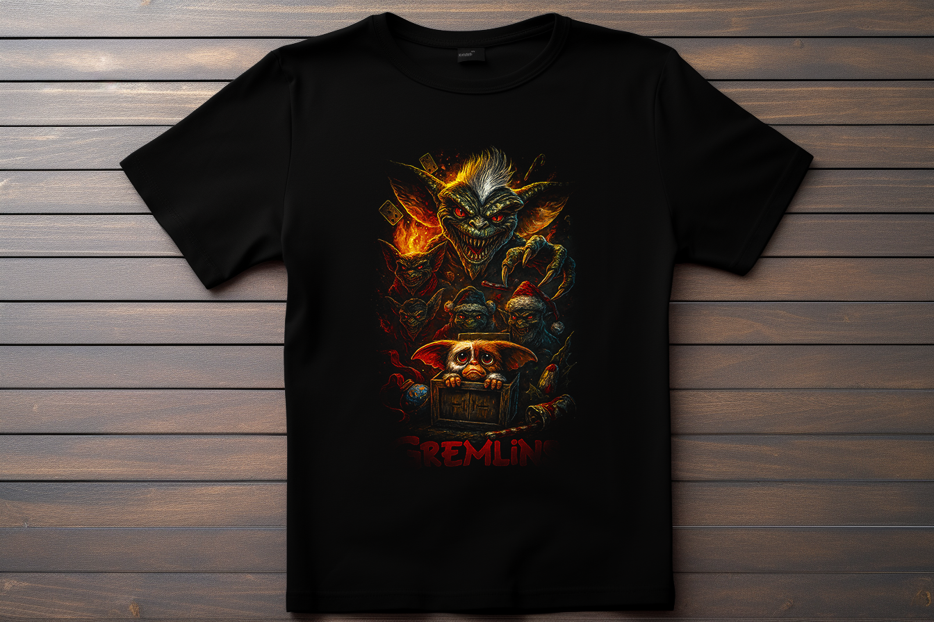T-shirt Gremlins Kitsune Print Studio