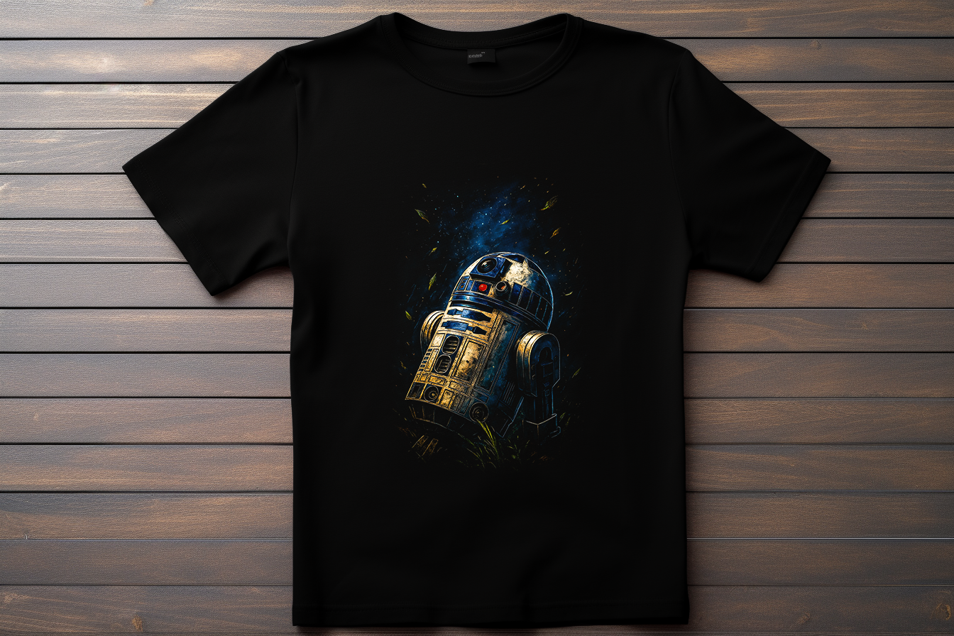 T-shirt Star Wars - R2D2 Kitsune Print Studio