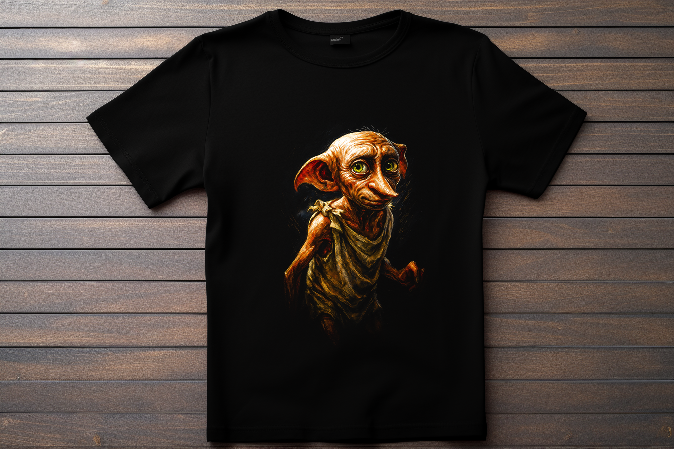 T-shirt Harry Potter - Dobby Kitsune Print Studio